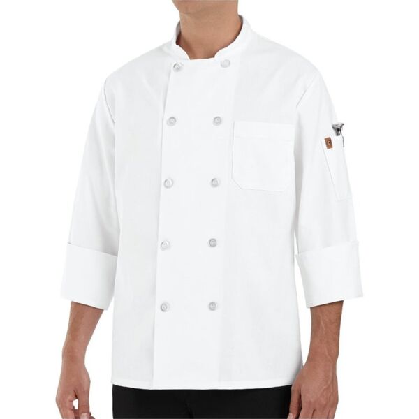 Ten Pearl Button Chef Coat Thumbnail