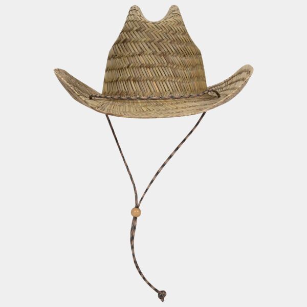 OTTO CAP Straw Cowboy Hat w/Adjustable Cord Thumbnail