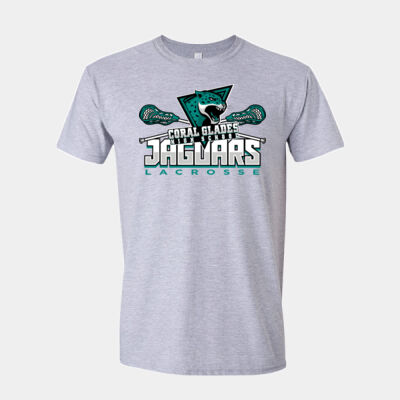 Glades LAX Jags Logo - Softstyle™ Unisex T Shirt Thumbnail