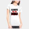 Junior Fit Cotton Boyfriend T-Shirt Thumbnail