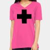 Missy's Relaxed Jersey Short-Sleeve V-Neck T-Shirt Thumbnail