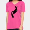 Missy's Relaxed Jersey Short-Sleeve V-Neck T-Shirt Thumbnail