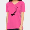 Missy's Relaxed Jersey Short-Sleeve V-Neck T-Shirt Thumbnail