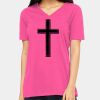 Missy's Relaxed Jersey Short-Sleeve V-Neck T-Shirt Thumbnail