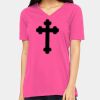 Missy's Relaxed Jersey Short-Sleeve V-Neck T-Shirt Thumbnail