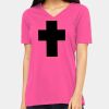 Missy's Relaxed Jersey Short-Sleeve V-Neck T-Shirt Thumbnail