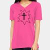 Missy's Relaxed Jersey Short-Sleeve V-Neck T-Shirt Thumbnail
