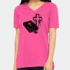 Missy's Relaxed Jersey Short-Sleeve V-Neck T-Shirt Thumbnail