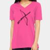 Missy's Relaxed Jersey Short-Sleeve V-Neck T-Shirt Thumbnail