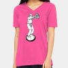 Missy's Relaxed Jersey Short-Sleeve V-Neck T-Shirt Thumbnail