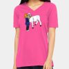 Missy's Relaxed Jersey Short-Sleeve V-Neck T-Shirt Thumbnail