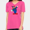 Missy's Relaxed Jersey Short-Sleeve V-Neck T-Shirt Thumbnail