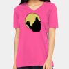 Missy's Relaxed Jersey Short-Sleeve V-Neck T-Shirt Thumbnail