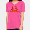 Missy's Relaxed Jersey Short-Sleeve V-Neck T-Shirt Thumbnail