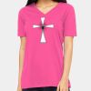 Missy's Relaxed Jersey Short-Sleeve V-Neck T-Shirt Thumbnail