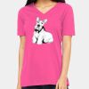 Missy's Relaxed Jersey Short-Sleeve V-Neck T-Shirt Thumbnail