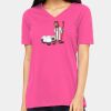Missy's Relaxed Jersey Short-Sleeve V-Neck T-Shirt Thumbnail