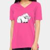 Missy's Relaxed Jersey Short-Sleeve V-Neck T-Shirt Thumbnail