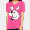 Missy's Relaxed Jersey Short-Sleeve V-Neck T-Shirt Thumbnail