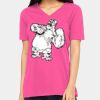 Missy's Relaxed Jersey Short-Sleeve V-Neck T-Shirt Thumbnail