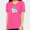 Missy's Relaxed Jersey Short-Sleeve V-Neck T-Shirt Thumbnail