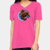 Missy's Relaxed Jersey Short-Sleeve V-Neck T-Shirt Thumbnail