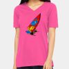 Missy's Relaxed Jersey Short-Sleeve V-Neck T-Shirt Thumbnail