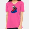Missy's Relaxed Jersey Short-Sleeve V-Neck T-Shirt Thumbnail