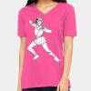 Missy's Relaxed Jersey Short-Sleeve V-Neck T-Shirt Thumbnail