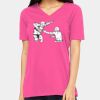 Missy's Relaxed Jersey Short-Sleeve V-Neck T-Shirt Thumbnail