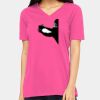 Missy's Relaxed Jersey Short-Sleeve V-Neck T-Shirt Thumbnail