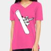 Missy's Relaxed Jersey Short-Sleeve V-Neck T-Shirt Thumbnail