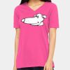 Missy's Relaxed Jersey Short-Sleeve V-Neck T-Shirt Thumbnail