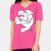 Missy's Relaxed Jersey Short-Sleeve V-Neck T-Shirt Thumbnail