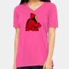 Missy's Relaxed Jersey Short-Sleeve V-Neck T-Shirt Thumbnail