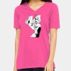 Missy's Relaxed Jersey Short-Sleeve V-Neck T-Shirt Thumbnail