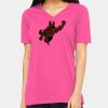 Missy's Relaxed Jersey Short-Sleeve V-Neck T-Shirt Thumbnail