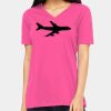 Missy's Relaxed Jersey Short-Sleeve V-Neck T-Shirt Thumbnail