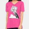Missy's Relaxed Jersey Short-Sleeve V-Neck T-Shirt Thumbnail