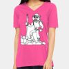 Missy's Relaxed Jersey Short-Sleeve V-Neck T-Shirt Thumbnail