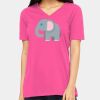 Missy's Relaxed Jersey Short-Sleeve V-Neck T-Shirt Thumbnail
