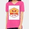 Missy's Relaxed Jersey Short-Sleeve V-Neck T-Shirt Thumbnail
