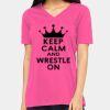 Missy's Relaxed Jersey Short-Sleeve V-Neck T-Shirt Thumbnail