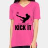 Missy's Relaxed Jersey Short-Sleeve V-Neck T-Shirt Thumbnail