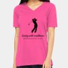 Missy's Relaxed Jersey Short-Sleeve V-Neck T-Shirt Thumbnail