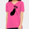 Missy's Relaxed Jersey Short-Sleeve V-Neck T-Shirt Thumbnail