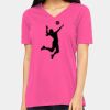 Missy's Relaxed Jersey Short-Sleeve V-Neck T-Shirt Thumbnail