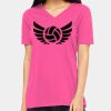 Missy's Relaxed Jersey Short-Sleeve V-Neck T-Shirt Thumbnail