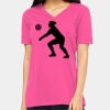 Missy's Relaxed Jersey Short-Sleeve V-Neck T-Shirt Thumbnail