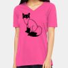 Missy's Relaxed Jersey Short-Sleeve V-Neck T-Shirt Thumbnail